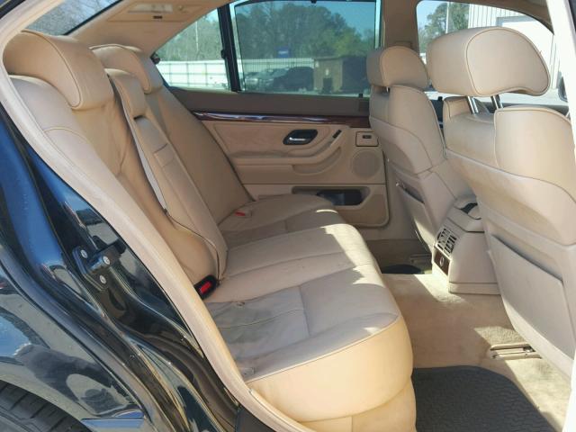 WBAGG83441DN87768 - 2001 BMW 740 I AUTO BLACK photo 6