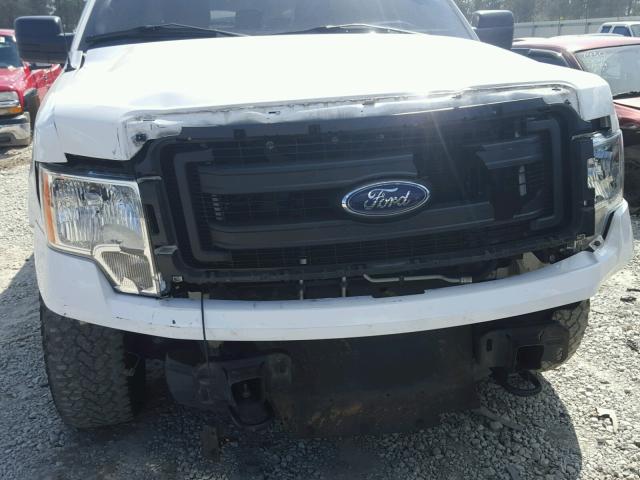 1FTFX1EFXDFA49993 - 2013 FORD F150 SUPER WHITE photo 9