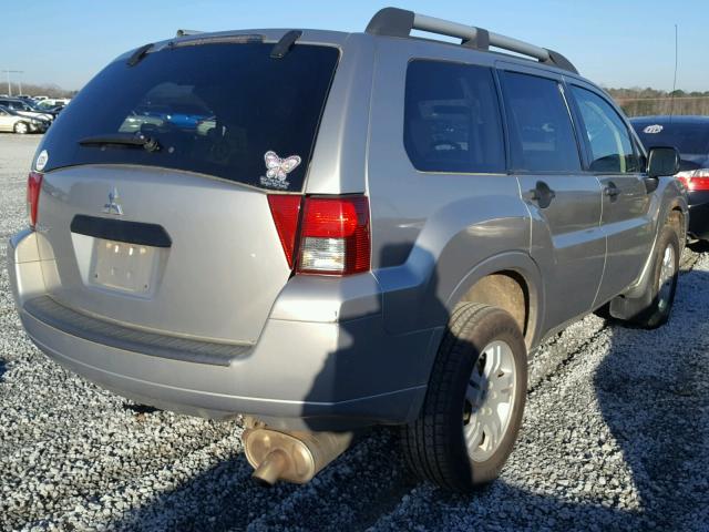 4A4MM21S27E054083 - 2007 MITSUBISHI ENDEAVOR L SILVER photo 4