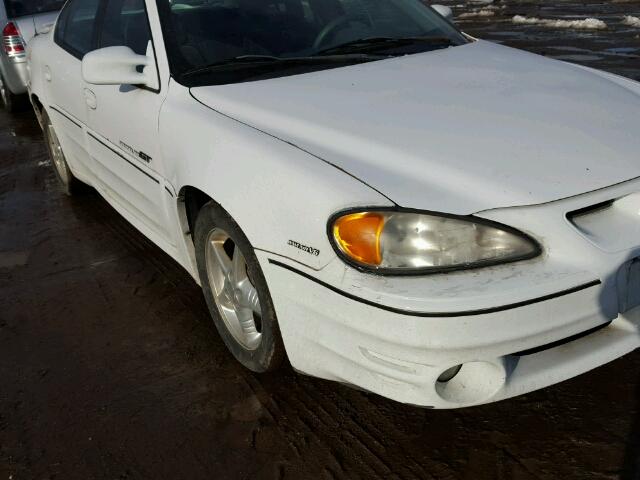 1G2NW52E1YM713573 - 2000 PONTIAC GRAND AM G WHITE photo 9