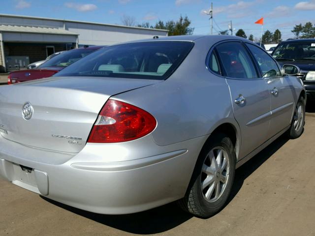 2G4WD532351217588 - 2005 BUICK LACROSSE C SILVER photo 4