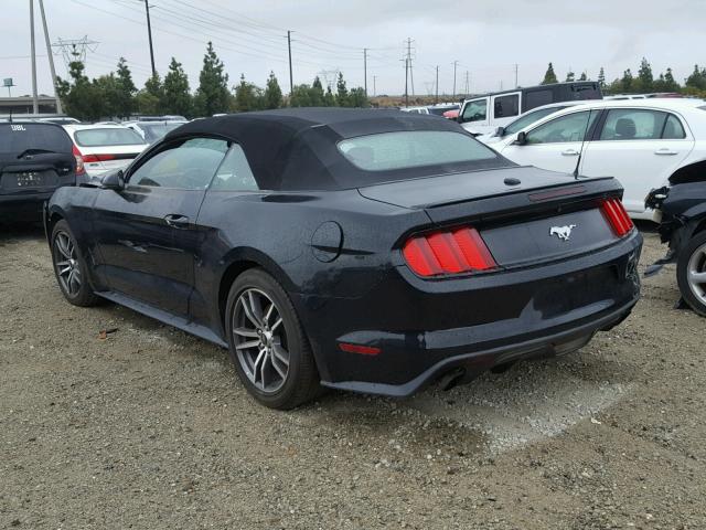 1FATP8UH2G5307857 - 2016 FORD MUSTANG BLACK photo 3