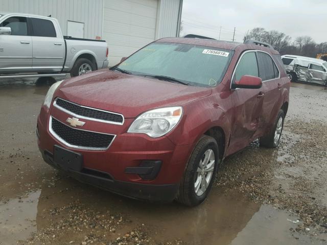 2GNALDEK3C6305735 - 2012 CHEVROLET EQUINOX LT RED photo 2