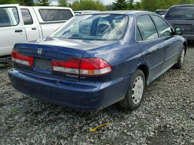 JHMCG56411C030106 - 2001 HONDA ACCORD LX BLUE photo 4