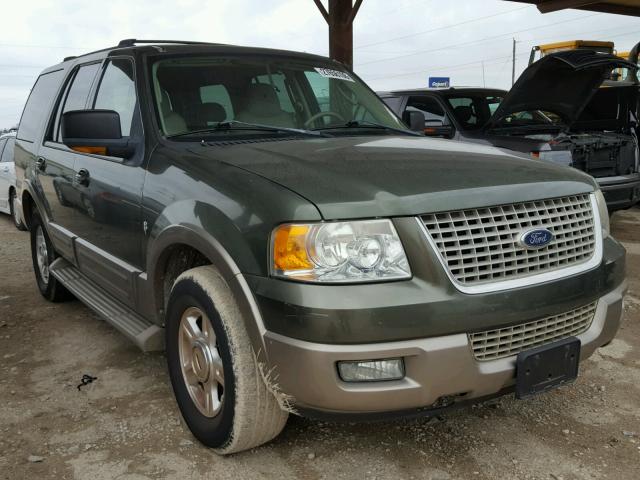 1FMEU17W63LB86572 - 2003 FORD EXPEDITION GREEN photo 1