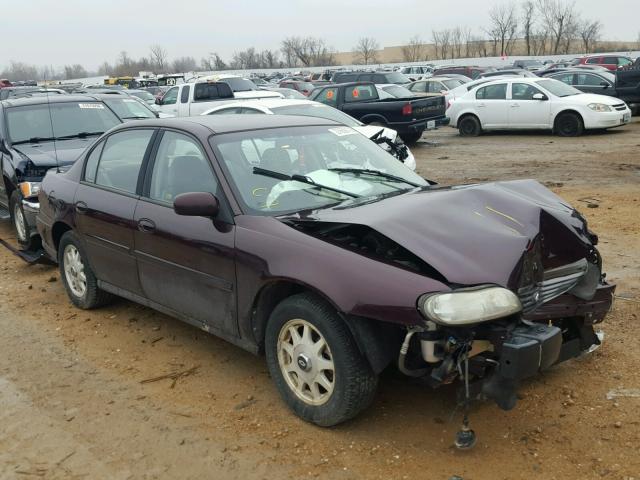 1G1NE52M8XY101327 - 1999 CHEVROLET MALIBU LS MAROON photo 1