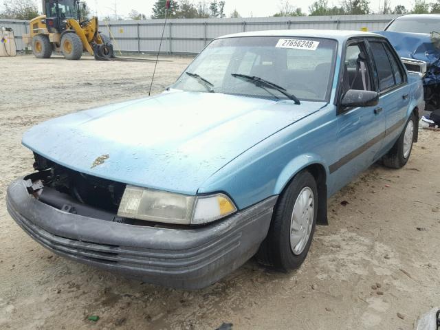 1G1JC5448R7256387 - 1994 CHEVROLET CAVALIER V TURQUOISE photo 2