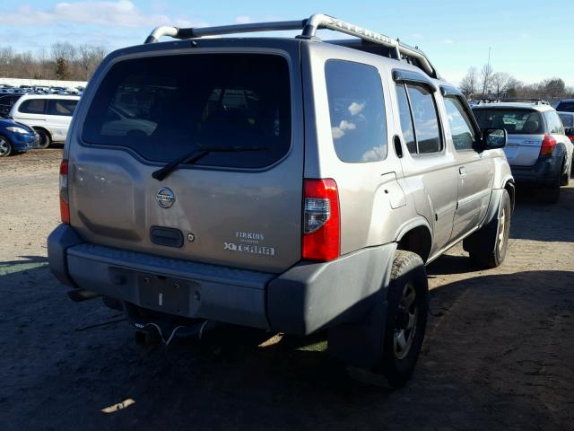 5N1ED28T84C665216 - 2004 NISSAN XTERRA XE GRAY photo 4