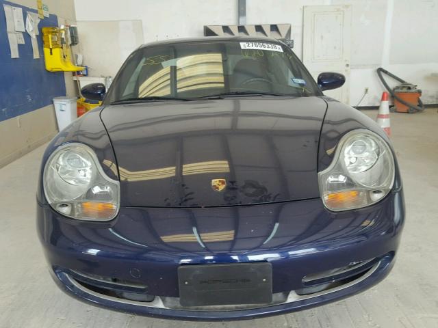 WP0AA299X1S620293 - 2001 PORSCHE 911 CARRER BLUE photo 9