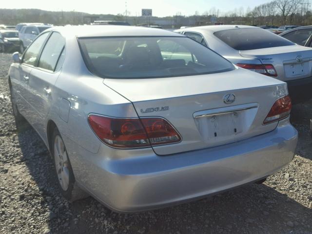 JTHBA30G165174657 - 2006 LEXUS ES 330 SILVER photo 3