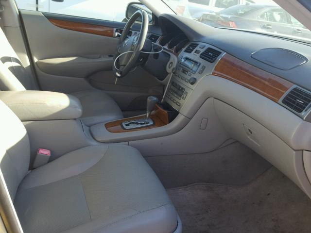 JTHBA30G165174657 - 2006 LEXUS ES 330 SILVER photo 5