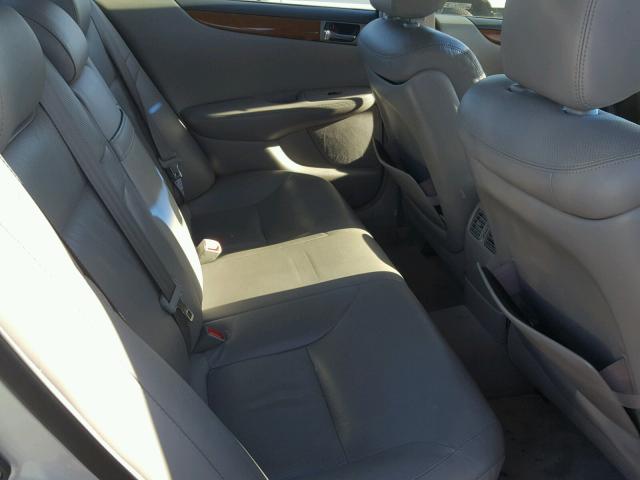 JTHBA30G165174657 - 2006 LEXUS ES 330 SILVER photo 6