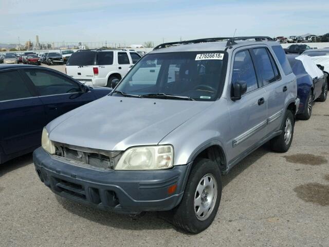 JHLRD28471C000868 - 2001 HONDA CR-V LX SILVER photo 2