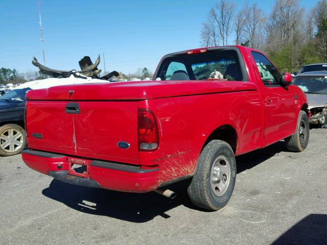 1FTRF17222NB77108 - 2002 FORD F150 RED photo 4