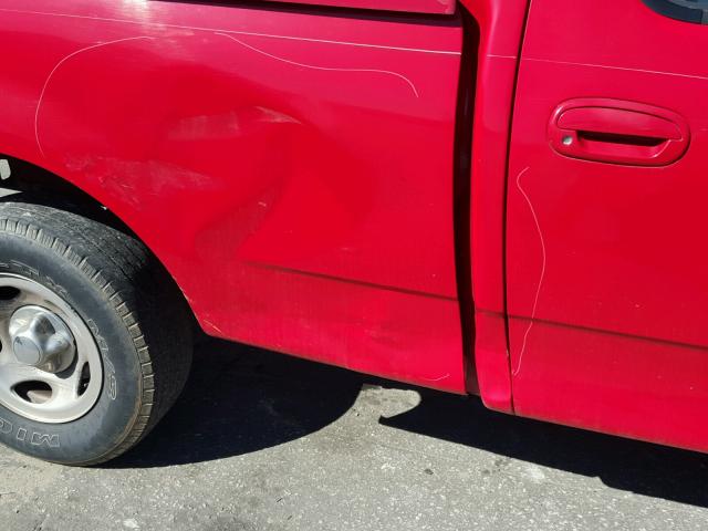 1FTRF17222NB77108 - 2002 FORD F150 RED photo 9