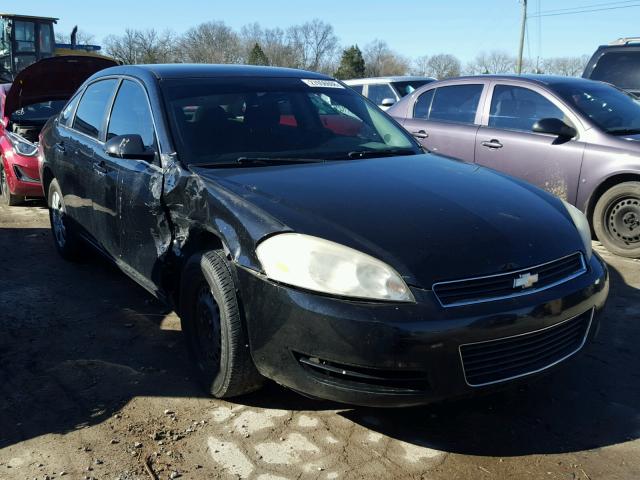 2G1WB55K289159396 - 2008 CHEVROLET IMPALA LS BLACK photo 1