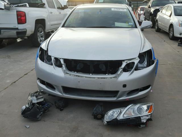 JTHBE96S880029201 - 2008 LEXUS GS 350 SILVER photo 9