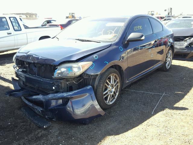 JTKDE167770185244 - 2007 TOYOTA SCION TC BLUE photo 2