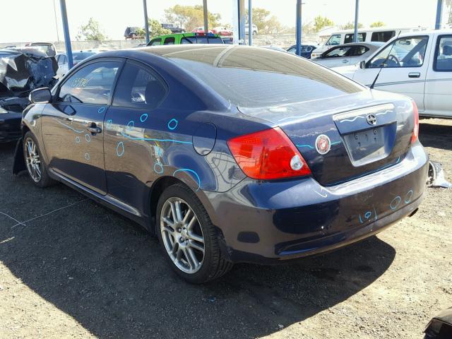 JTKDE167770185244 - 2007 TOYOTA SCION TC BLUE photo 3