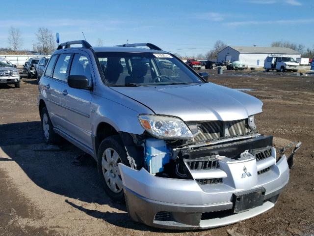 JA4LX31F06U025344 - 2006 MITSUBISHI OUTLANDER SILVER photo 1