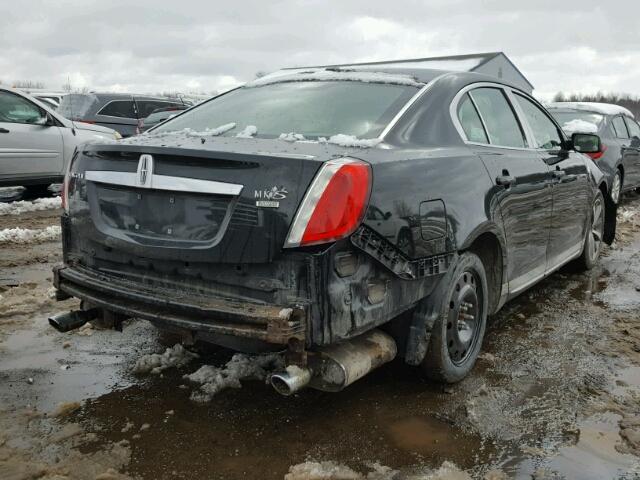 1LNHM94R99G601492 - 2009 LINCOLN MKS BLACK photo 4