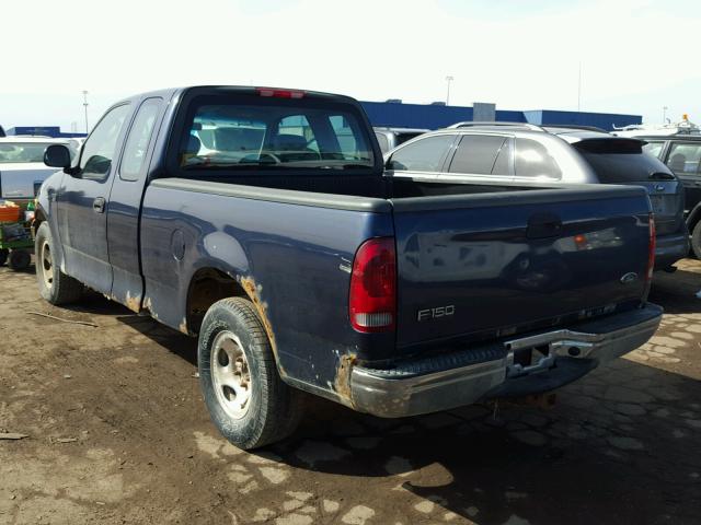 1FTRX17253NB34980 - 2003 FORD F150 BLUE photo 3