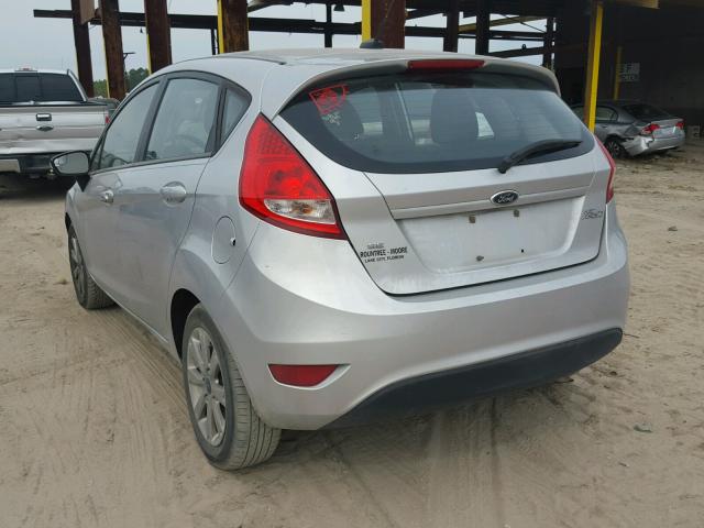 3FADP4EJXDM183891 - 2013 FORD FIESTA SE SILVER photo 3