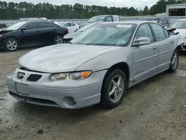 1G2WP52K1YF317123 - 2000 PONTIAC GRAND PRIX ვერცხლისფერი ფოტო 2