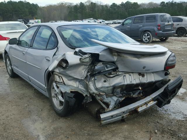 1G2WP52K1YF317123 - 2000 PONTIAC GRAND PRIX ვერცხლისფერი ფოტო 3