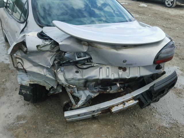1G2WP52K1YF317123 - 2000 PONTIAC GRAND PRIX ვერცხლისფერი ფოტო 9