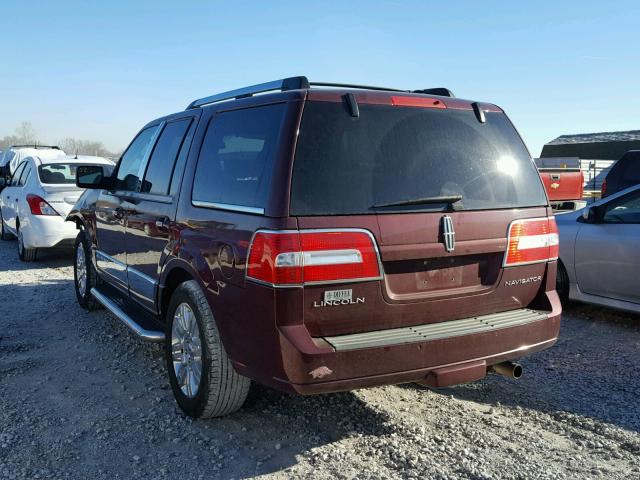 5LMJJ2J56AEJ09633 - 2010 LINCOLN NAVIGATOR წითელი ფოტო 3