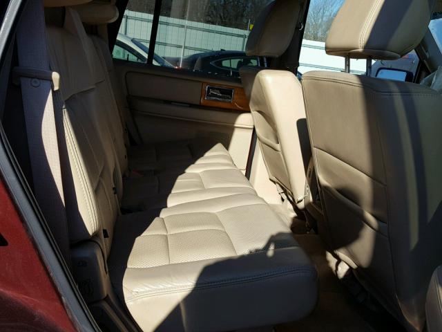 5LMJJ2J56AEJ09633 - 2010 LINCOLN NAVIGATOR წითელი ფოტო 6