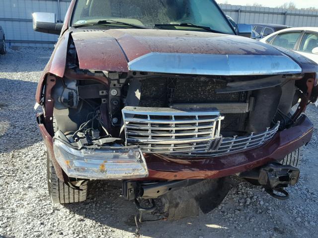 5LMJJ2J56AEJ09633 - 2010 LINCOLN NAVIGATOR წითელი ფოტო 9