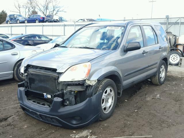 SHSRD78556U433580 - 2006 HONDA CR-V LX GRAY photo 2