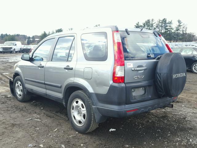 SHSRD78556U433580 - 2006 HONDA CR-V LX GRAY photo 3