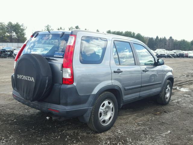 SHSRD78556U433580 - 2006 HONDA CR-V LX GRAY photo 4