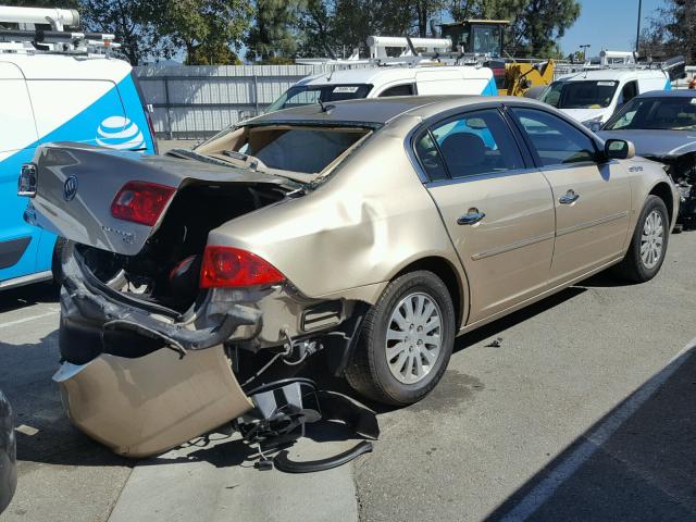 1G4HP57236U180185 - 2006 BUICK LUCERNE CX GOLD photo 4