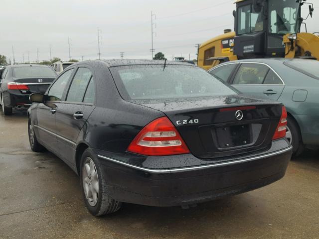 WDBRF61J13A413610 - 2003 MERCEDES-BENZ C 240 RED photo 3