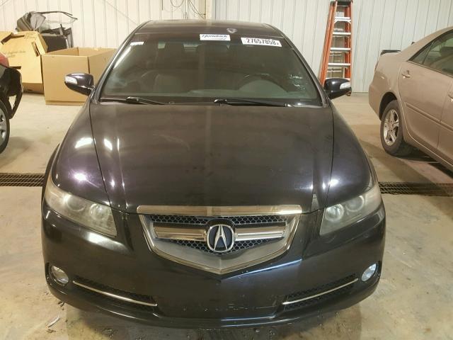 19UUA76597A007531 - 2007 ACURA TL TYPE S BLACK photo 9