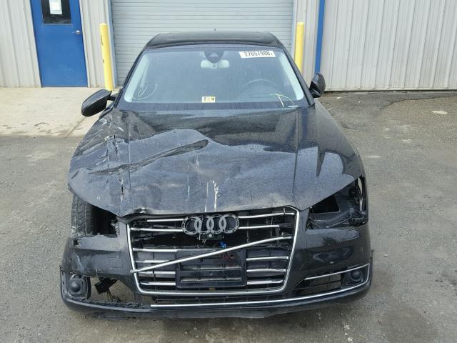 WAU32AFD6FN028854 - 2015 AUDI A8 L QUATT BLACK photo 9