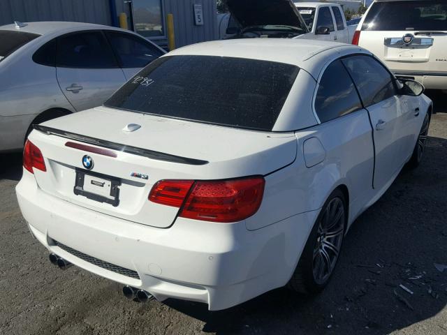 WBSDX9C50DE785470 - 2013 BMW M3 WHITE photo 4