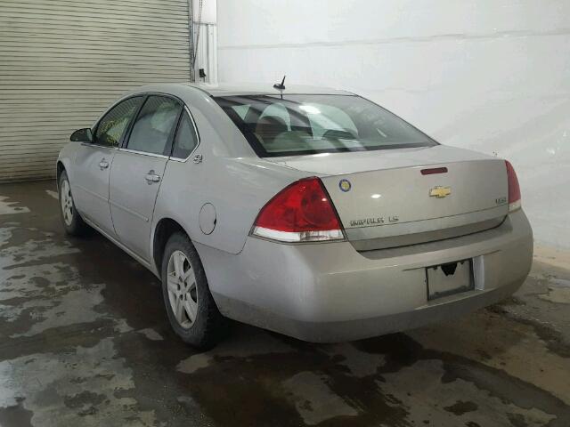 2G1WB58K979179414 - 2007 CHEVROLET IMPALA LS SILVER photo 3