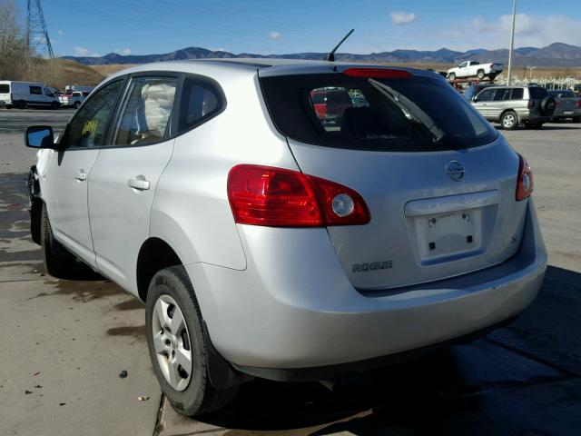 JN8AS58T99W329756 - 2009 NISSAN ROGUE S SILVER photo 3