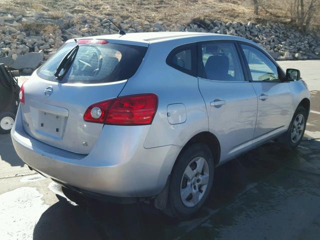 JN8AS58T99W329756 - 2009 NISSAN ROGUE S SILVER photo 4