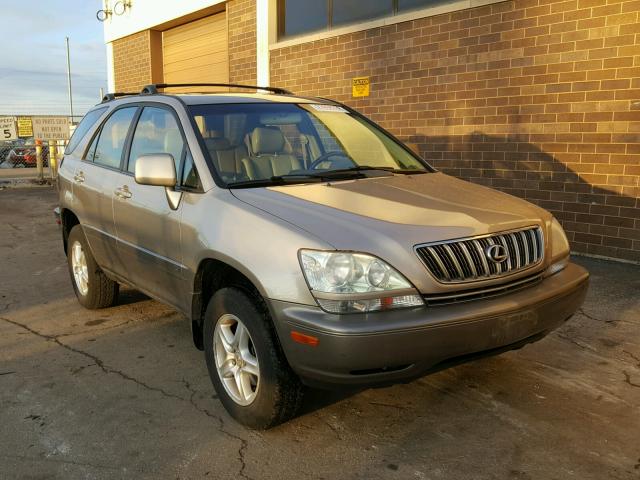 JTJHF10U210220670 - 2001 LEXUS RX 300 BEIGE photo 1