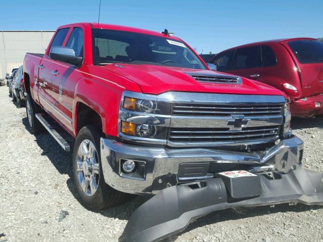 1GC1KWEY4JF119068 - 2018 CHEVROLET SILVERADO RED photo 1