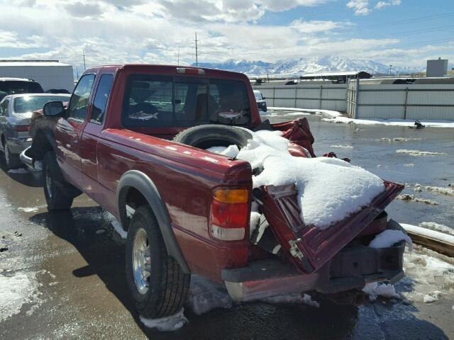 1FTZR15X0WPA09208 - 1998 FORD RANGER SUP RED photo 3