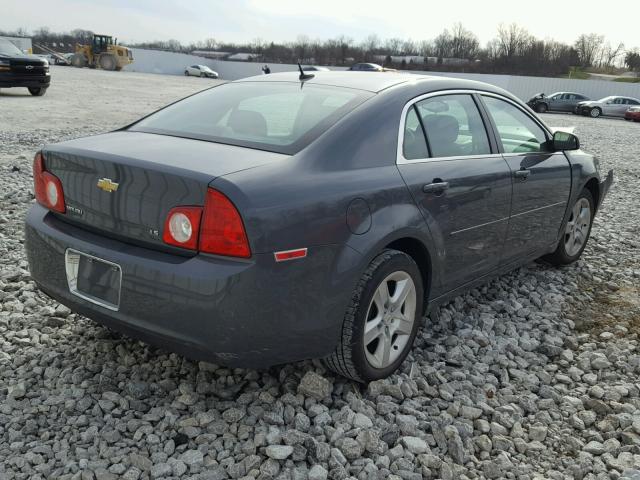 1G1ZG57B29F254433 - 2009 CHEVROLET MALIBU LS ნაცრისფერი ფოტო 4
