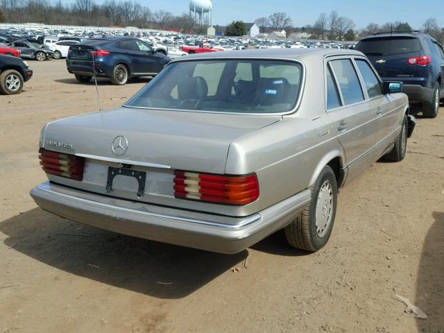 WDBCA35D0GA220779 - 1986 MERCEDES-BENZ 420 SEL GRAY photo 4