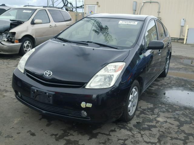 JTDKB20U340096973 - 2004 TOYOTA PRIUS BLACK photo 2